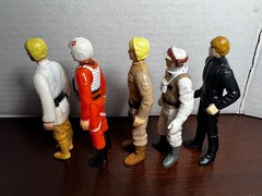 VINTAGE KENNER STAR WARS 1977 – 1983 LUKE SKYWALKER FIGURE LOT OF 5 JEDI HOTH+++