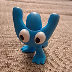 Phatmojo Cyan action figure from the Rainbow Friends Series