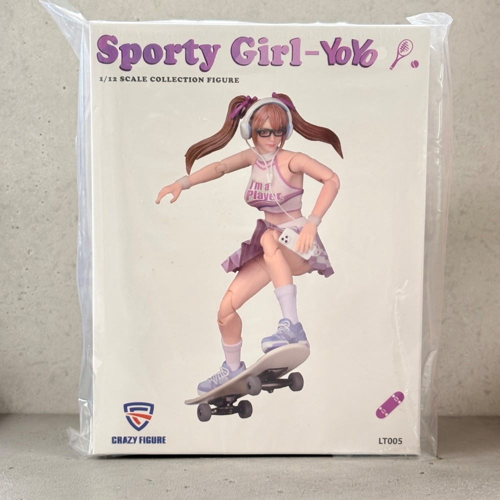 LT005: Crazy Figure 1/12 Sport Girl Clothed Action Figure – YOYO