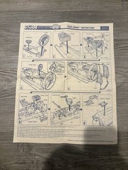 Vintage GI Joe 1988 Tiger Force Tiger Shark Orig Blueprints Hasbro ARAH