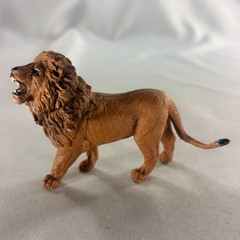 Lot of 7 Toy Animal Figures tiger lion leopard rhino dog terra brooklyn lollipop