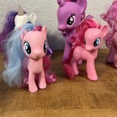 My Little Pony Figure Lot Of 15 Ponies Various Sizes Hasbro