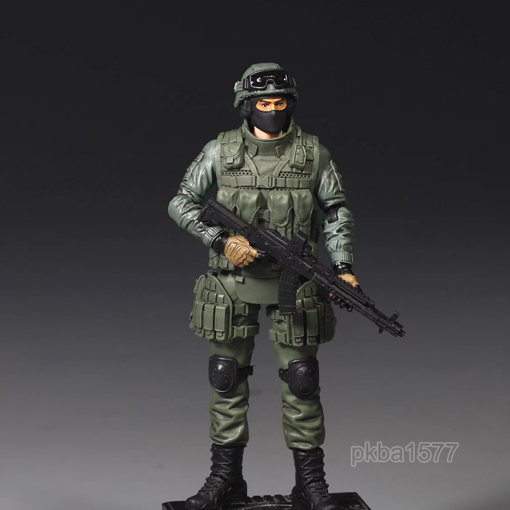 New Premium Collectible 1/18 3.75″ Army Action Figure Man Boy Toys Xmas Gift