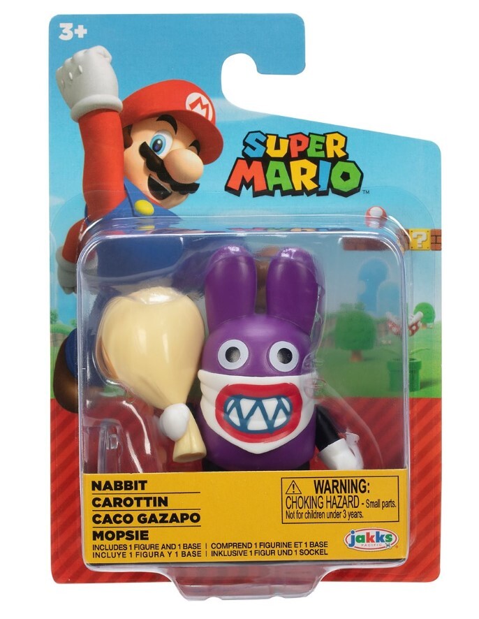 NEW Jakks Pacific 41001 World of Nintendo Super Mario 2.5″ NABBIT Mini-Figure