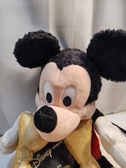 Disney Store Mickey Mouse Plush Holding Gold Star Photo Frame Picture Memories
