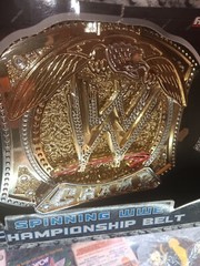 WWE Jakks Monday Night Raw Spinning Championship belt