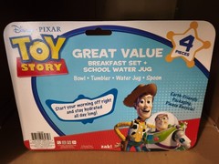 ZAK DISNEY PIXAR TOY STORY KID 4 PIECES BREAKFAST SET 100% ORIGINAL L@@K
