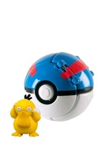 TOMY Pokemon Throw N Pop Poke Ball Mini Figures Ready to Battle Ultra Ball