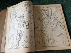 1986 Vintage Masters Of The Universe MOTU Coloring Book Golden *Read*