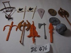1995 Kenner Hasbro Dragonheart Movie 5 Figure Lot Accessories Weapons Catapult