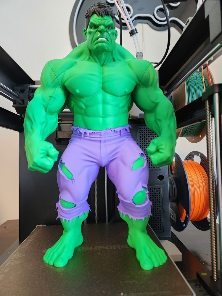 Large 14″ Tall Hulk 3d Printed Fan Art