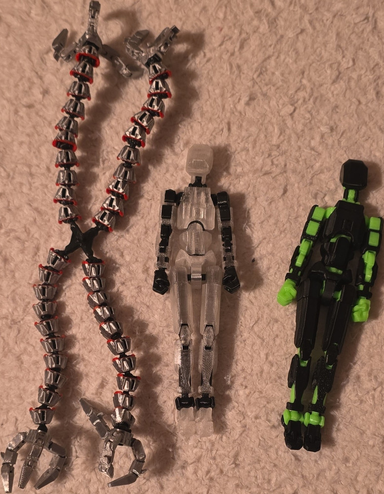 Robot Fully Jointed Multicolor Action Figure Collection w/ Weapons & Accesso…