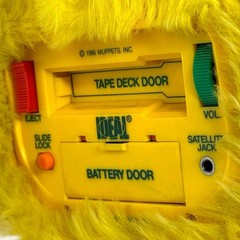Vintage 1986 Ideal Big Bird Story Magic Sesame Street Cassette Player No Tape