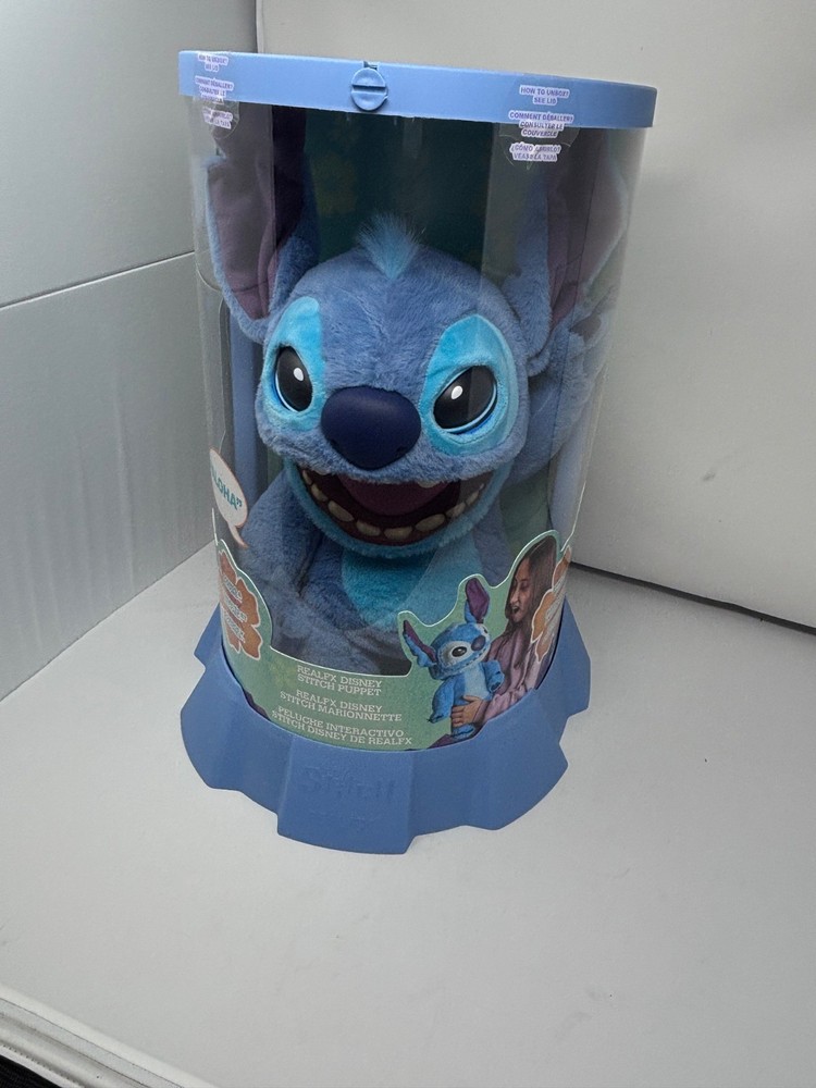 Lilo & Stitch Real FX Disney Stitch Animatronic Puppet 18” Interactive Puppet