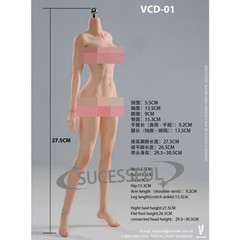 VERYCOOL VCD-01A 1/6 Scale Female Silicone Body M Bust 12 Inch Figure Body