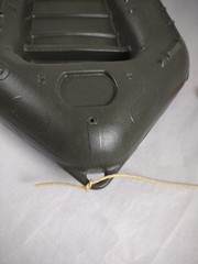 1975 G.I. Joe Action Figure Hard Plastic Scuba Diver Life Raft Accessory B5
