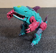 TFC Toys Cyberjaw P-002 – part of Poseidon Combiner – nearly complete