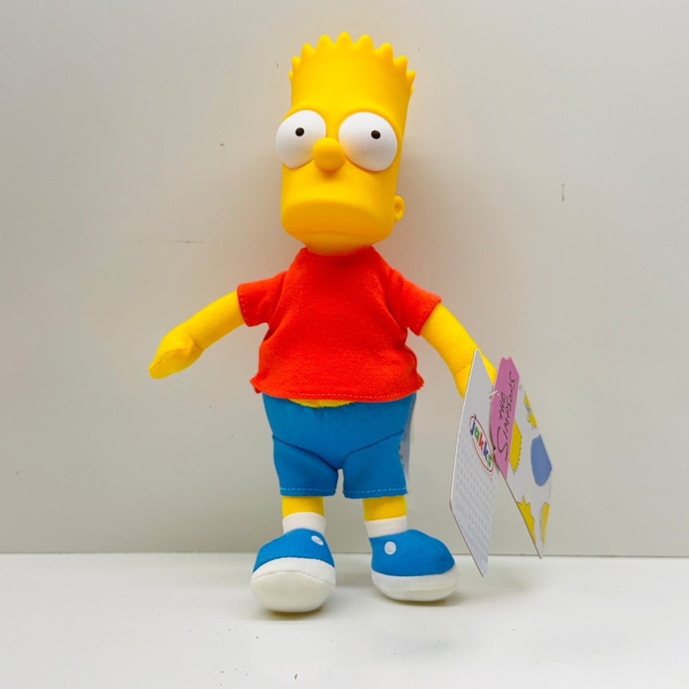 Jakks Pacific Bart Simpson The Simpsons 9.5″ Hybrid Plastic Plush Soft Toy