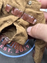 Captain Action. 1965 / 1966 Tonto (The Lone Ranger) War Shirt, Missing Buttons