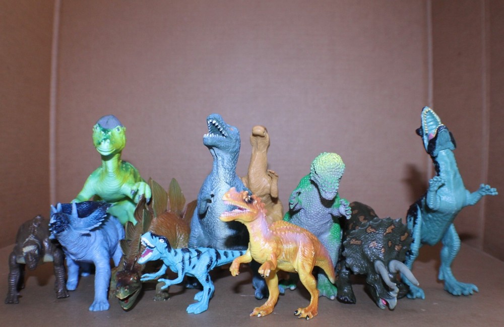 USED / Mixed Dinosaur Toy Figures Lot UNBRANDED
