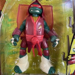 TEENAGE MUTANT NINJA TURTLES THROW-N-BATTLE RAPHAEL ACTION FIGURE New Sealed