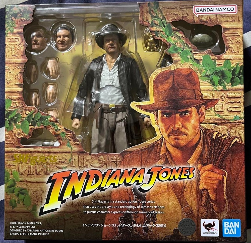 S.H.Figuarts Indiana Jones: Raiders of the Lost Ark Action Figure Bandai NEW