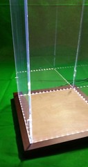 10 x 10 x 18 Display Case for Hot Toy Figures 1/6 Scale, Statue, Doll, LED Light