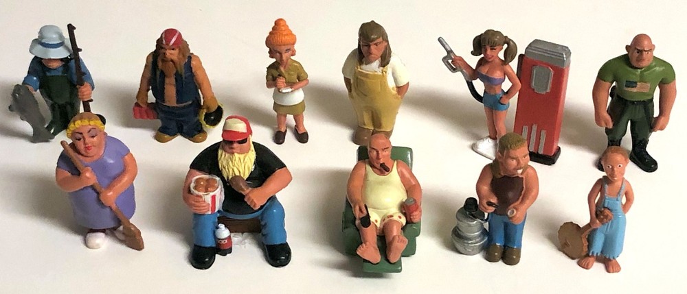 Lot of 11 Homies Trailer Park Figurines w/ Rare Big Red! 1:32 Scale!