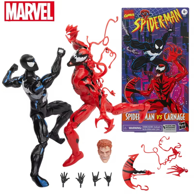 Symbiote Spider-Man vs Carnage Action Figure Marvel Legends Series