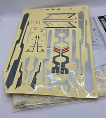 G.I. Joe Vehicle SILENT STRIKE Skystriker Blueprints & Stickers Set Of 2
