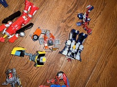 Transformer / Power Ranger / Toy Lot – Parts and Pieces EUC see photos