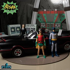 Batman (1966) Classic TV Series Mezco Toyz 5 Points Deluxe Box Batcave Set