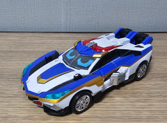 Metal Cardbot W BLUECOP W Transforming Patrol Car Robot Korean Toy 2025