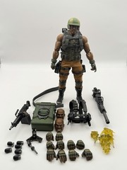Mezco One:12 Collective GI Joe Roadblock Action Figure NEARLY COMPLETE