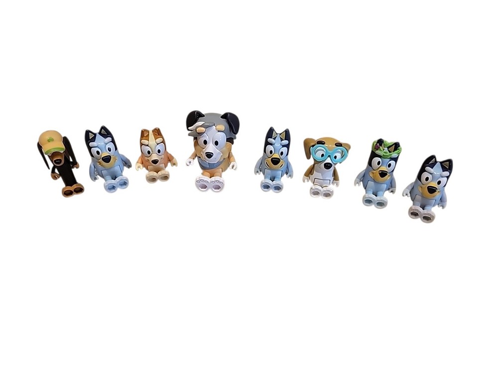 Bluey and Friends Family Figures Lot Mixed Character