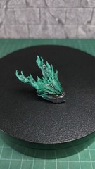 Handmade 1/12 3D Print Head for deku dark version Action Figure SHF(No body)