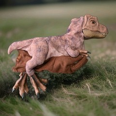 Jurassic Park World Real FX Baby T-Rex Tyrannosaurus Dinosaur Puppet SEE VIDEO