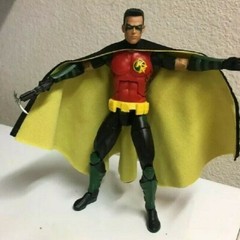 Custom Robin Wired Cape Mcfarlane DC Multiverse Batman 1/12 Animated NOT FIGURE