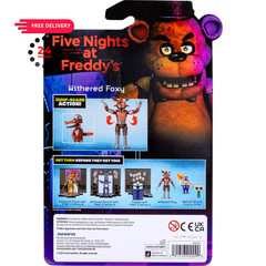 Jazwares Five Nights at Freddy’s Withered Foxy – 5-Inch 5, Multicolor
