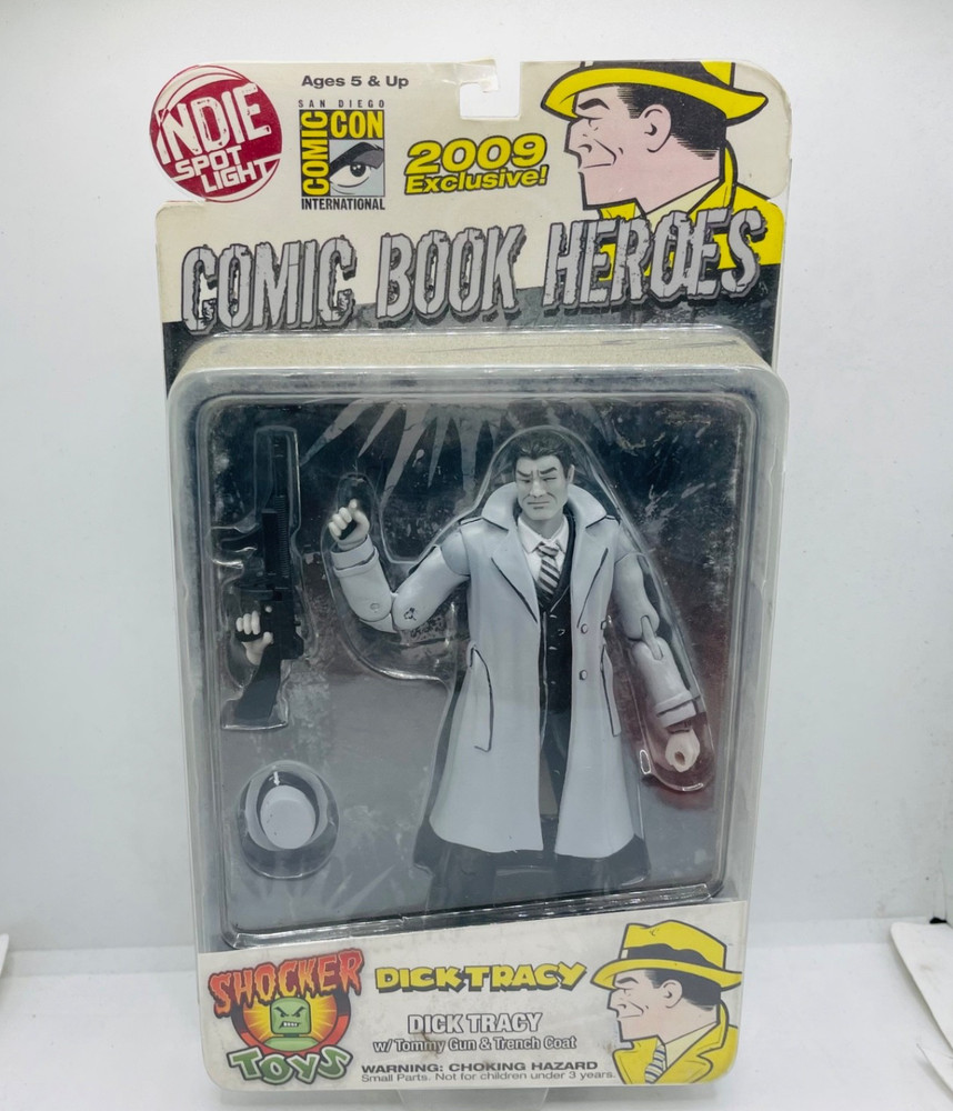 Shocker Toys Dick Tracy Comic Book Heroes SDCC 2009 Exclusive variant NIP