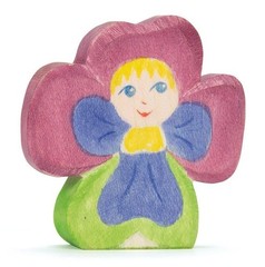 Ostheimer – 24818 – Viole del pensiero, in legno, fatto a mano, 5,7 cm x 5,8 cm