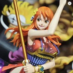 Handmade One Piece Samurai NAMI Lightning Oni Island Anime Action Figure Statue