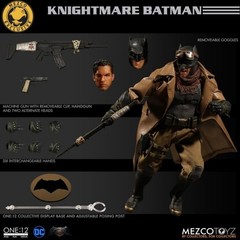 2017 Mezco One:12 Collective 6″ Batman V Superman Knightmare Batman Used