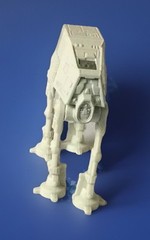 HOT WHEELS Star Wars 2.5” White AT-AT Walker Die-Cast & Plastic No Stand