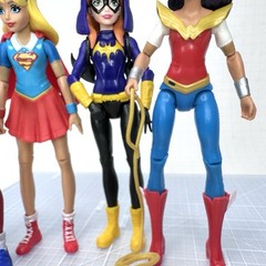 DC Comics Super Hero Girls Harley Quinn Batgirl Super Girl Mattel Action Figures