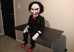 Saw Billy Puppet Figure 65 cm | Life Size Hand Dressed Suit | Horror Collectible