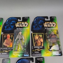 VTG Kenner Star Wars POTF 14 Figures Carded 1997 Collection 2 & 3 w/ Branded Box