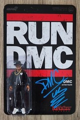 DMC Signed RUN DMC Action Figure Toy Super7 RAP Hip Hop LEGEND RAD