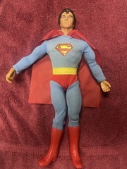 Vintage 1978 Kenner Superman 12” Action Figure Hong Kong Complete Cape Broke Leg