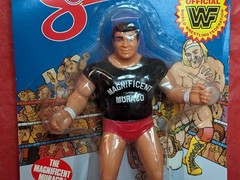 🔴 Vintage LJN Wrestling Superstars THE ROCK DON MAGNIFICENT MURACO 22 back 1985